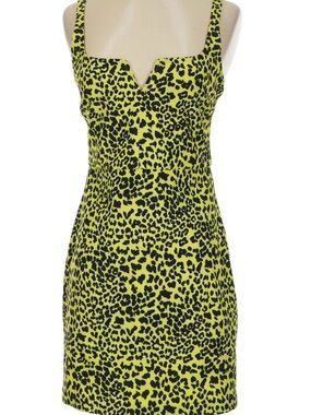 LIKELY Leopard Print Mini Dress – Size 10 Bodycon